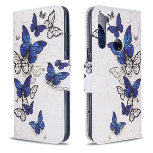 For Xiaomi Redmi Note 8T Colored Drawing Pattern Horizontal Flip Leather Case with Holder & Card Slots & Wallet(Butterfly Swarm)