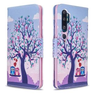 For Xiaomi CC9 Pro / Note 10 / Note 10 Pro Colored Drawing Pattern Horizontal Flip Leather Case with Holder & Card Slots & Wallet(Tree)