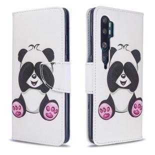 For Xiaomi CC9 Pro / Note 10 / Note 10 Pro Colored Drawing Pattern Horizontal Flip Leather Case with Holder & Card Slots & Wallet(Panda)