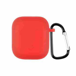 For Realme Buds Air Neo TWS Silicone Earphone Protective Case with Hook(Red)