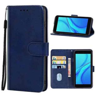 Leather Phone Case For Itel A27(Blue)