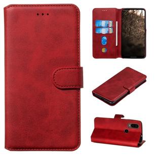 For Motorola MOTO G8 / P40 Power / One Action Classic Calf Texture Horizontal Flip PU Leather Case, with Holder & Card Slots & Wallet(Red)