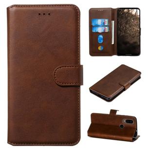 For Motorola MOTO G8 / P40 Power / One Action Classic Calf Texture Horizontal Flip PU Leather Case, with Holder & Card Slots & Wallet(Brown)