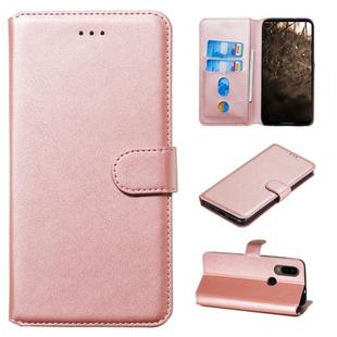 For Motorola MOTO G8 / P40 Power / One Action Classic Calf Texture Horizontal Flip PU Leather Case, with Holder & Card Slots & Wallet(Rose Gold)