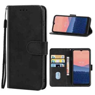 Leather Phone Case For Nokia C21(Black)