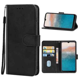 Leather Phone Case For Nokia C21 Plus(Black)