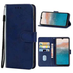 Leather Phone Case For Nokia C21 Plus(Blue)