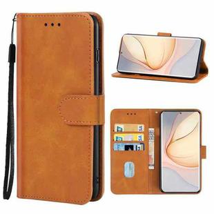 Leather Phone Case For ZTE nubia Z40 Pro(Brown)