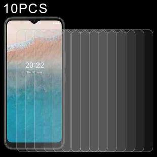 10 PCS 0.26mm 9H 2.5D Tempered Glass Film For Nokia C21 Plus