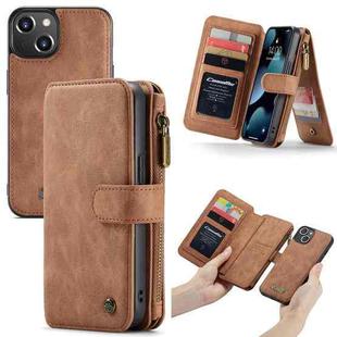 For iPhone 13 mini CaseMe 007 Multifunctional Detachable Billfold Phone Leather Case (Brown)