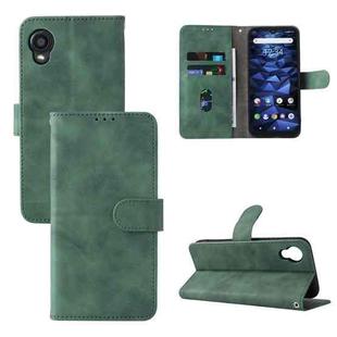 For Kyocera DIGNO BX2 Skin Feel Magnetic Buckle Leather Phone Case(Green)