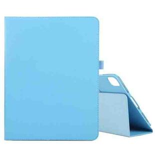 For iPad Pro 12.9 2022 / 2021 / 2020 / 2018 Litchi Texture Solid Color Leather Tablet Case(Sky Blue)