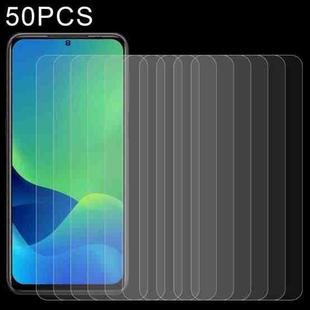 50 PCS 0.26mm 9H 2.5D Tempered Glass Film For Ulefone Note 13P