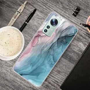 For Xiaomi 12 / 12X 5G Abstract Marble Pattern TPU Phone Case(Abstract Gray)