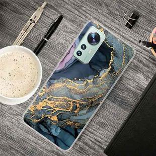 For Xiaomi 12 / 12X 5G Abstract Marble Pattern TPU Phone Case(Abstract Gold)