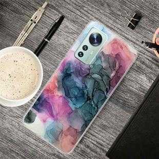 For Xiaomi 12 / 12X 5G Abstract Marble Pattern TPU Phone Case(Abstract Multicolor)