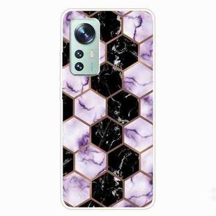 For Xiaomi 12 Pro Marble Pattern TPU Phone Case(GK-A2)