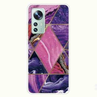 For Xiaomi 12 / 12X 5G Marble Pattern TPU Phone Case(HC-A2)