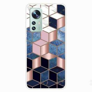 For Xiaomi 12 / 12X 5G Marble Pattern TPU Phone Case(HC-A3)