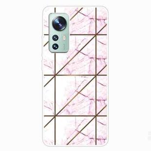 For Xiaomi 12 / 12X 5G Marble Pattern TPU Phone Case(HC-A4)
