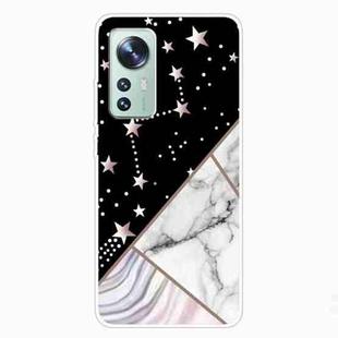 For Xiaomi 12 / 12X 5G Marble Pattern TPU Phone Case(HC-A8)