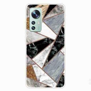 For Xiaomi 12 / 12X 5G Marble Pattern TPU Phone Case(HC-A14)
