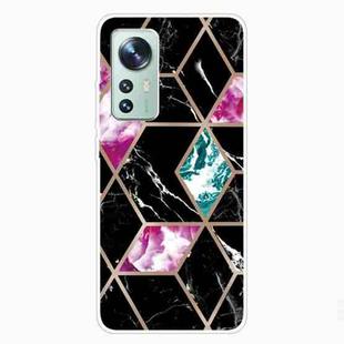 For Xiaomi 12 / 12X 5G Marble Pattern TPU Phone Case(HC-A16)