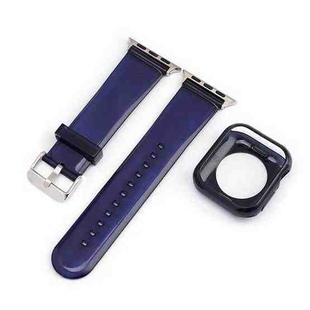 Jelly Watch Band + Case For Apple Watch Ultra 49mm / Series 8&7 45mm / SE 2&6&SE&5&4 44mm / 3&2&1 42mm(Royal Blue)