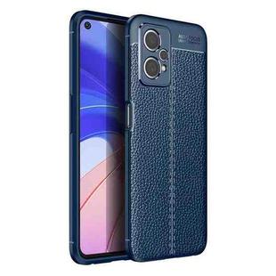 For OPPO Realme 9 Pro Litchi Texture TPU Shockproof Phone Case(Blue)