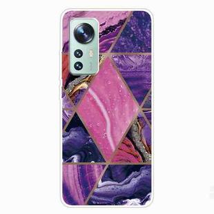 For Xiaomi 12 Pro Marble Pattern TPU Protective Phone Case(HC-A2)