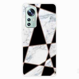 For Xiaomi 12 Pro Marble Pattern TPU Protective Phone Case(HC-A17)