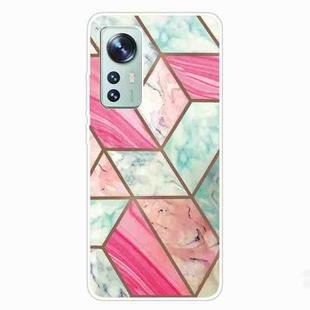 For Xiaomi 12 Pro Marble Pattern TPU Protective Phone Case(HC-A18)