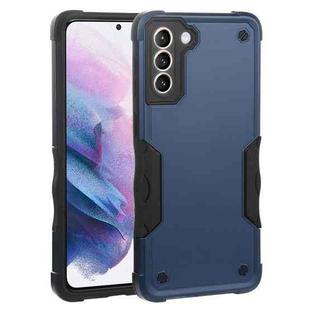 For Samsung Galaxy S21+ 5G Non-slip Armor Phone Case(Blue)