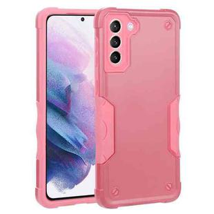 For Samsung Galaxy S21+ 5G Non-slip Armor Phone Case(Pink)
