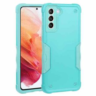 For Samsung Galaxy S21 5G Non-slip Armor Phone Case(Mint Green)