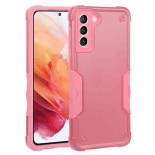 For Samsung Galaxy S21 5G Non-slip Armor Phone Case(Pink)