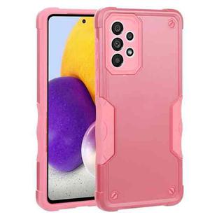 For Samsung Galaxy A73 Non-slip Armor Phone Case(Pink)