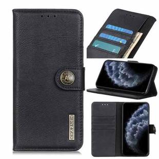 For iPhone 11 Pro Cowhide Texture Horizontal Flip Leather Case with Holder & Card Slots & Wallet(Black)