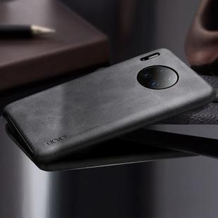 For Huawei Mate 30 Pro X-level Vintage Series Cowboy Texture Flexible Leather Case(Black)