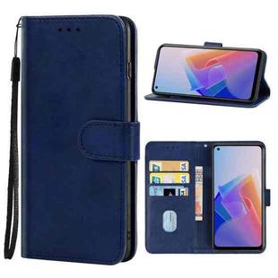Leather Phone Case For OPPO Reno7 Z 5G(Blue)