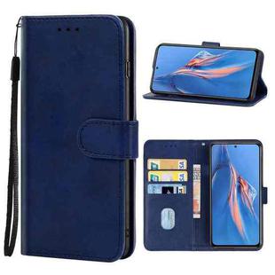 Leather Phone Case For Xiaomi Redmi Note 11E Pro(Blue)