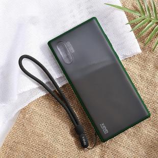 For Galaxy Note10+ X-level Beetle Series All-inclusive PC + TPU Case with Lanyard(Dark Green)