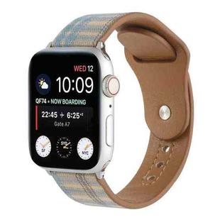 Cloth Texture Sports Leather Watch Band For Apple Watch Series 8&7 41mm / SE 2&6&SE&5&4 40mm / 3&2&1 38mm(6)