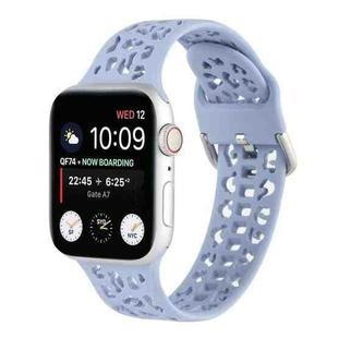 Hollow Out Silicone Watch Band For Apple Watch Series 8&7 41mm / SE 2&6&SE&5&4 40mm / 3&2&1 38mm(2)