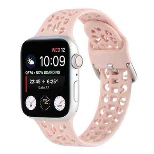 Hollow Out Silicone Watch Band For Apple Watch Series 8&7 41mm / SE 2&6&SE&5&4 40mm / 3&2&1 38mm(7)