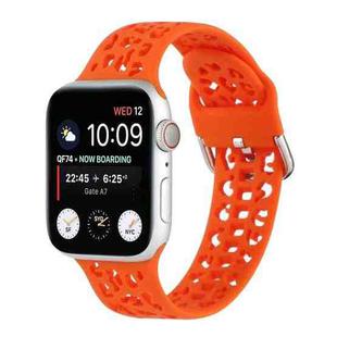 Hollow Out Silicone Watch Band For Apple Watch Ultra 49mm / Series 8&7 45mm / SE 2&6&SE&5&4 44mm / 3&2&1 42mm(5)