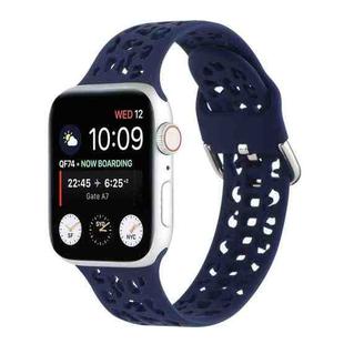 Hollow Out Silicone Watch Band For Apple Watch Ultra 49mm / Series 8&7 45mm / SE 2&6&SE&5&4 44mm / 3&2&1 42mm(14)