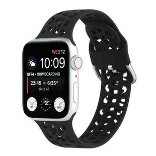 Hollow Out Silicone Watch Band For Apple Watch Ultra 49mm / Series 8&7 45mm / SE 2&6&SE&5&4 44mm / 3&2&1 42mm(17)