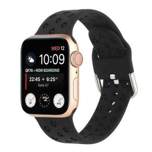 Hollow Out Silicone Watch Band For Apple Watch Series 8&7 41mm / SE 2&6&SE&5&4 40mm / 3&2&1 38mm(4)