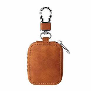 Leather Earphone Protective Case with Hook For Airpods 3 / Airpods Pro / Airpods 1 / 2(Brown)